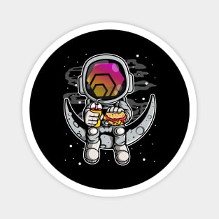 Astronaut Fastfood HEX Coin To The Moon Crypto Token Cryptocurrency Wallet Birthday Gift For Men Women Kids Magnet